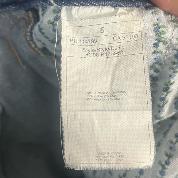 Y2k 08 Roxy San-o wide leg fit denim jeans size 5 - Picture 7 of 8